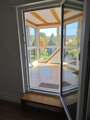 Charmante 3-Zimmer-Wohnung hell 870€ kalt,100 m² renoviert mit großem Wintergarten (beheizbar)