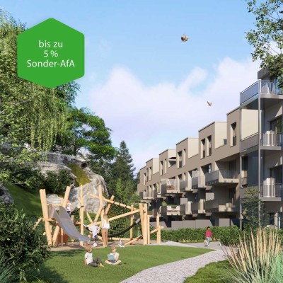 Variable 3 oder 4 Zimmer Neubau Wohnung mit Loggia