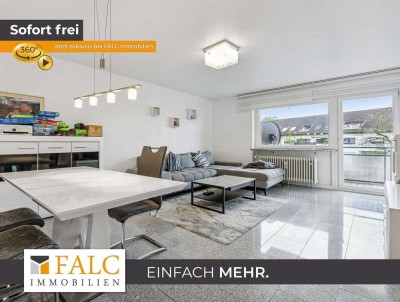 Toll geschnittene 3-Zimmer-Wohnung mit Balkon