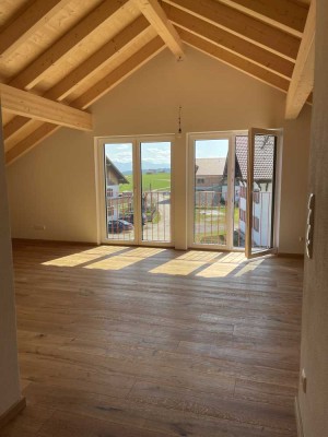 Neue Dachgeschosswohnung (Erstbezug) mit eigenem Garten