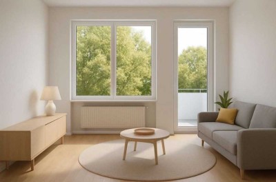 unsanierte 2-Zimmer-Wohnung in Flensburg