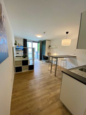 Möbliertes 1-Zimmerapartment in zentraler Citylage von Würzburg, Nähe Zeppelinstraße
