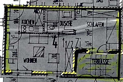 Geschmackvolle 1,5-Raum-EG-Wohnung mit Terrasse und Einbauküche in Freising