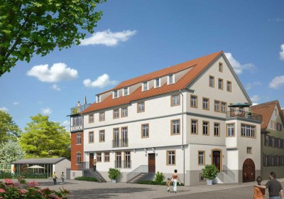 Großzügige 2-Zi. Whg mit  großer Terrasse im Herzen der Altstadt von Reutlingen