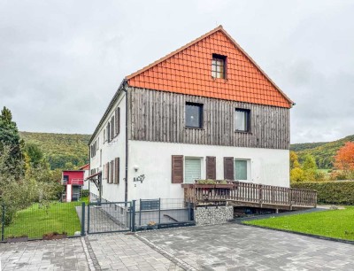Attraktive 2-Zimmer-Wohnung mit Terrasse – hell, modern & barrierefrei in Weißenborn-Rambach