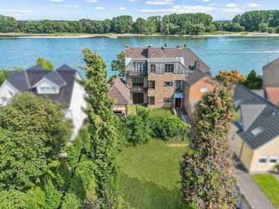 Exklusive Stadtvilla oder MFH und Baugrundstück in erster Reihe am Rhein von Wesseling-Urfeld