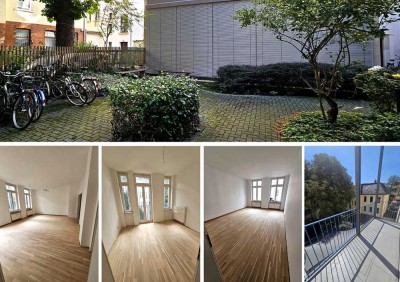 Frisch renoviert! Sonnige 4-R-Whg. im Zentrum West mit Südbalkon, Gäste-WC, Keller