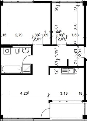 Schöne 3-Zimmerwohnung mit Balkon