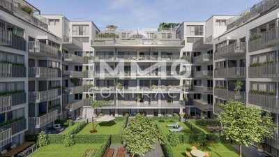 Entzückendes Studio mit Grünblick, Neubau-Erstbezug