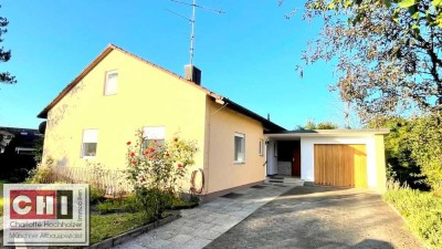 Wohnidylle mit Teich...  für Naturliebhaber   -  kleines Haus mit großem Garten