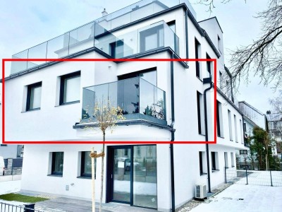 LEISTBARER NEUBAU: Hochwertig ausgestattete 3,5-Zimmer-Wohnung mit Balkon