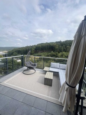 2-Zimmer-Neubau-Penthousewohnung mit Südbalkon