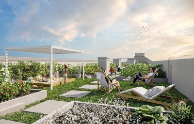 Südseitige 3-Zimmer Wohnung - auf Wunsch mit aussichtsreichem Gartenbeet