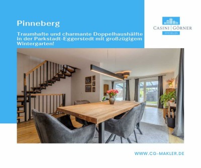 Traumhafte und charmante Doppelhaushälfte in der Parkstadt-Eggerstedt mit großzügigem Wintergarten!