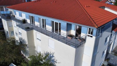 Exkl. Altersruhesitz ab 60 + / 3 Zimmer Penthouse Wohnung mit sonniger Terrasse und toller Aussicht!