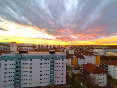 Über den Dächern von Wels - 2 Loggien samt unfassbarer Fernsicht