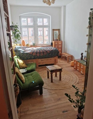 Helle 2 Zimmer Wohnung in Löbtau Süd mit Parkett und Badewanne