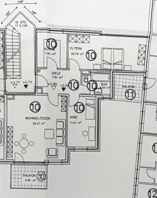 Gepflegte 3-Zimmer-Wohnung mit Balkon und EBK in Gersthofen