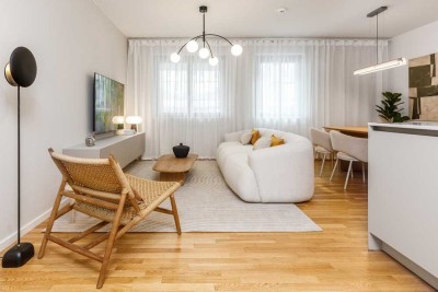 Stilvolle 3-Zimmer-Wohnung mit Balkon – Küche & Möbel optional