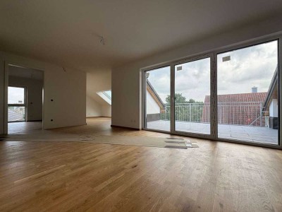++Geförderter Wohnraum++ Neubau DG 5-Zi.-Whg. mit Loggia