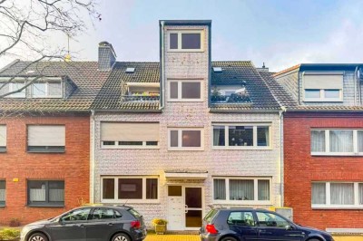 Gestaltbare 3-Zi.-Maisonette mit beheiztem Wintergarten u. Balkon in guter Lage von Neuss-Holzheim