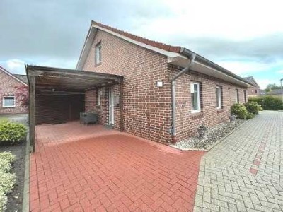 RESERVIERT - Neuwertige Seniorendoppelhaushälfte mit Carport und Geräteschuppen in Möhlenwarf