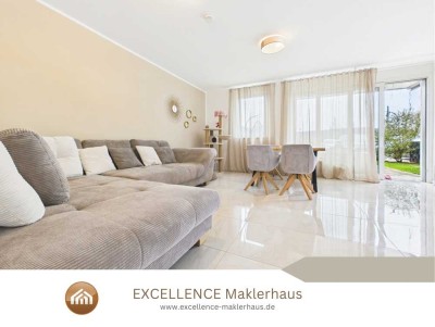 WUNDERSCHÖNE 3-ZIMMER-WOHNUNG mit Terrasse und Garten