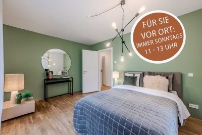 Willkommen in Mainz-Weisenau - 2-Zimmer-Wohnung mit hochwertiger Ausstattung + Loggia