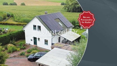 Modernes Einfamilienhaus in idyllischer Feldrandlage mit exzellenter Energieeffizienz