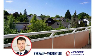 Südbalkon mit Ausblick plus 3-Zimmer-Wohnung zum Renovieren in Leverkusen-Lützenkirchen!