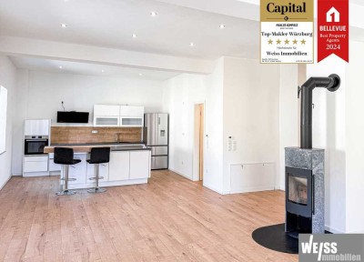 Modernisierte 4-Zimmer-Wohnung mit Loft-Charakter in Greußenheim