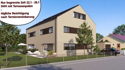 JETZT SCHON SUMMER-FEELING - DHH-Villa SONDERAKTION mit Terrassenpaket - Nur bis 26.01.2025 !