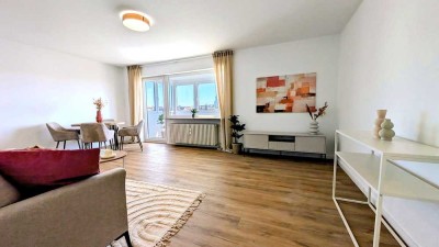 sofort einziehen: gemütliche 2-Zi-Wohnung mit Wintergarten, Stellplatz und Einbauküche