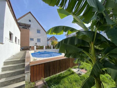 Einfamilienhaus inkl. Pool freut sich auf eine kleine Familie!