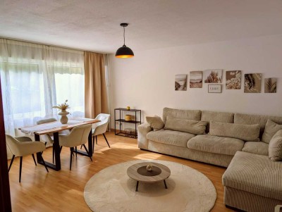 Vollständig möblierte 2-Zimmer-Wohnung mit EBK in ruhiger Lage