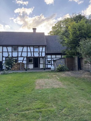 Doppelhaushälfte / Wohnung mit eingezäuntem Garten und Holzofen