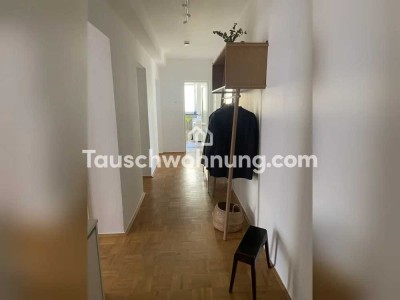 Tauschwohnung: 3 Zi-Whg gegen 4-5 Zi-Whg mit Dachterrasse/gr.Balkon