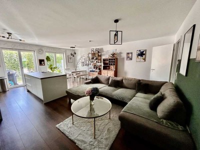 3,5-Zimmer-Wohnung mit zwei Gärten und TG-Stellplatz in Feldkirchen (96qm)