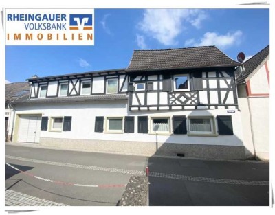 ** Kiedrich: Einfamilienhaus mit Einliegerwohnung in ruhiger Anliegerstraße **