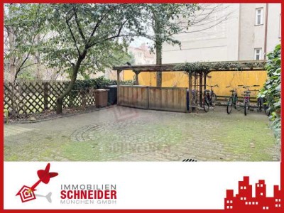 IMMOBILIEN SCHNEIDER - Schwabing West - renovierungsbedürftige Altbau-Wohnung mit viel Potential