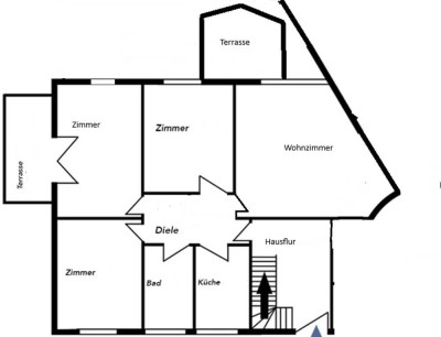 4 Zimmer EG-Wohnung in Scharmbeckstotel, Garten + Terrasse