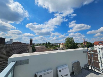 Exklusive Denkmalwohnung -  5 Zimmer, Dachterrasse,Parkett,Tageslichtbad,Gäste-WC, Stellplatz, EBK