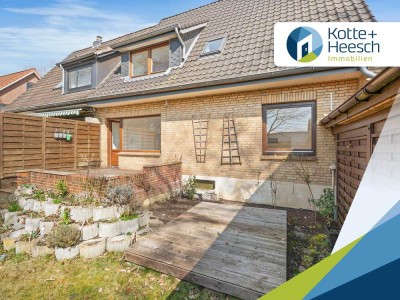 Renovierte DHH in ruhiger Lage mit Garage und Süd/West-Terrasse in Rendsburg