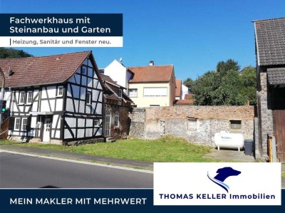 RESERVIERT - Fachwerkhaus mit Garten und hoher Steuerersparnis