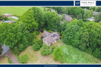 Wohnen mit Weitblick und parkähnlichem Grundstück – Solides Einfamilienhaus in Weener-Diele