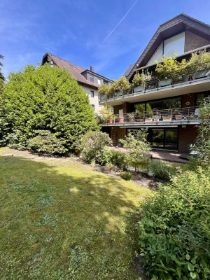 PROVISIONSFREI ! 3 Zi.-ETW mit Garten -Garage in Toplage D-Ludenberg