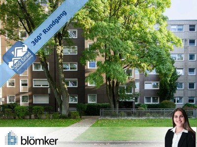 Blömker! Geräumige 3,5-Raum Wohnung mit Balkon und Außenstellplatz in Gelsenkirchen-Buer!