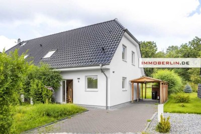 IMMOBERLIN.DE - Ersteinzug! Schönes energieeffizientes Haus in Seenähe beim Seddiner Golfplatz