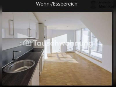 Tauschwohnung: Tausche helle Dachgeschosswohnung in Hamburg-Eimsbüttel