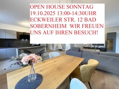 *NEU* OPEN HOUSE SO. 19.10. 13:00-14:30UHR ECKWEILER STR.  12 BAD SOBERNHEIM! MODERNES WOHNEN!